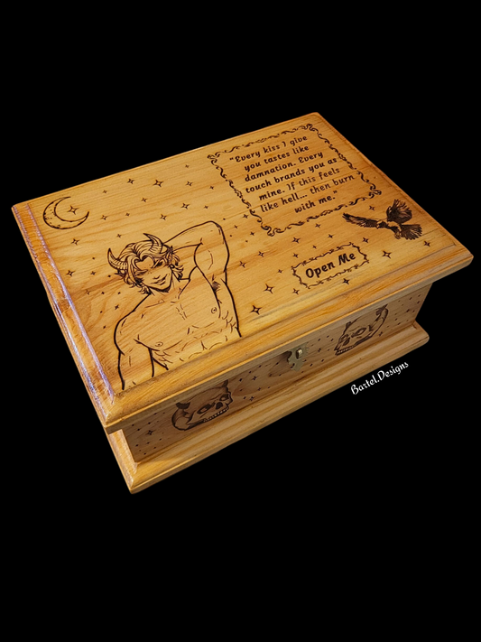 Custom "Demon Smut" Wooden Box