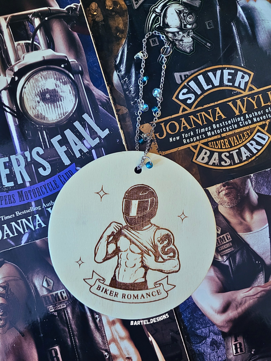 "Biker Romance" Bookish Hanging Decor