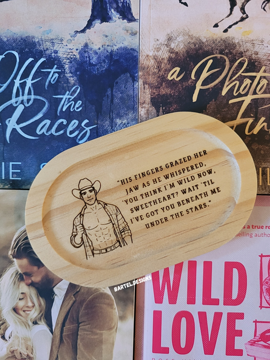 "Country Romance" Wooden Ring Tray